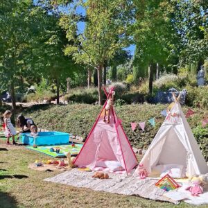 Ludoteca infantil integrada en una boda para facilitar la conciliación familiar